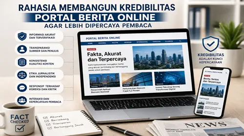 Beginilah Rahasia Membangun Kredibilitas Sebuah Portal Berita Online Agar Lebih Dipercaya Pembaca